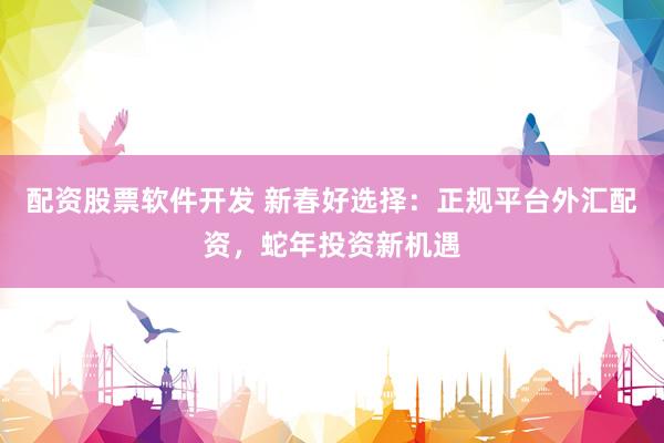 配资股票软件开发 新春好选择：正规平台外汇配资，蛇年投资新机遇
