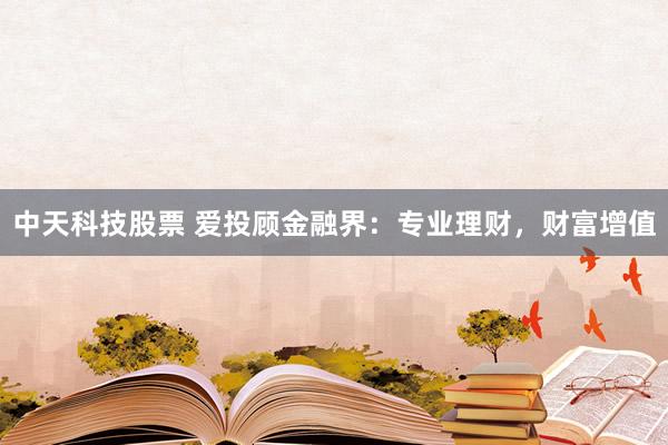 中天科技股票 爱投顾金融界：专业理财，财富增值