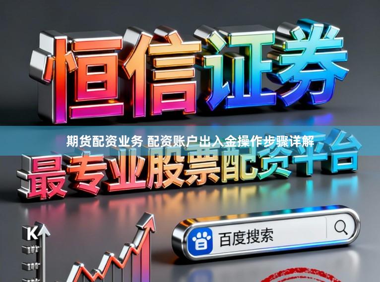 期货配资业务 配资账户出入金操作步骤详解